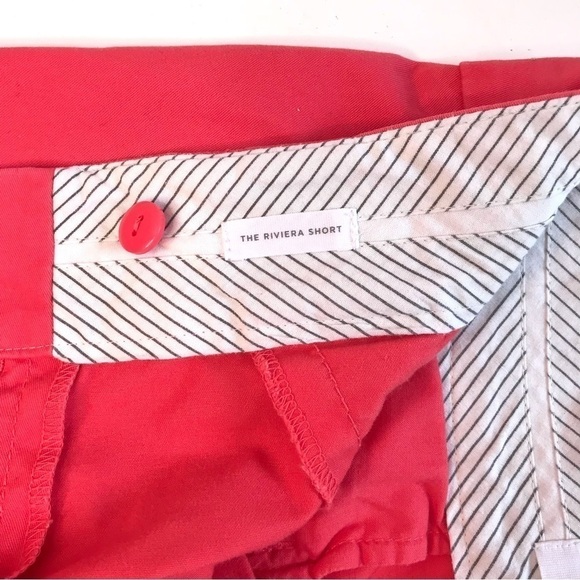 ANN TAYLOR LOFT The Riviera Short Red Orange Size 4 - Picture 3 of 14